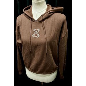 hippie rose hoodie - size large juniors b7